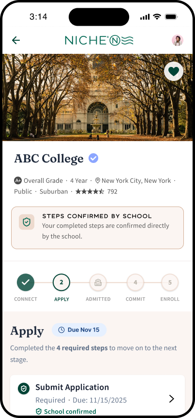 School-confirmed enrollment steps