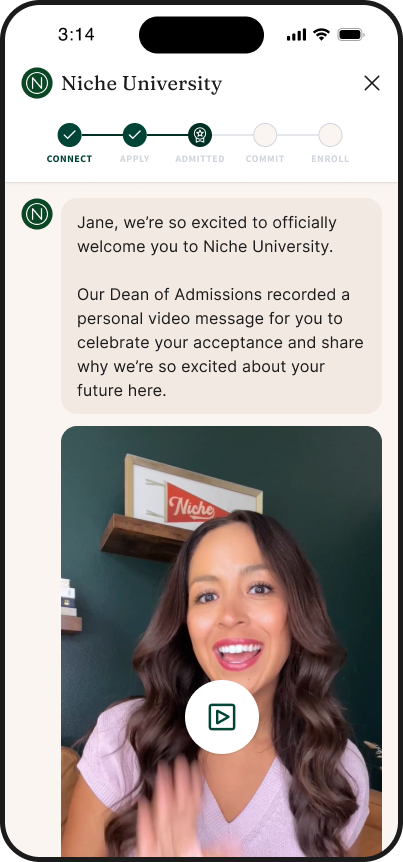Video message